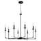 Quoizel Prescott Chandelier 8 Lights Matte Black PRC5032MBK - alternate 6